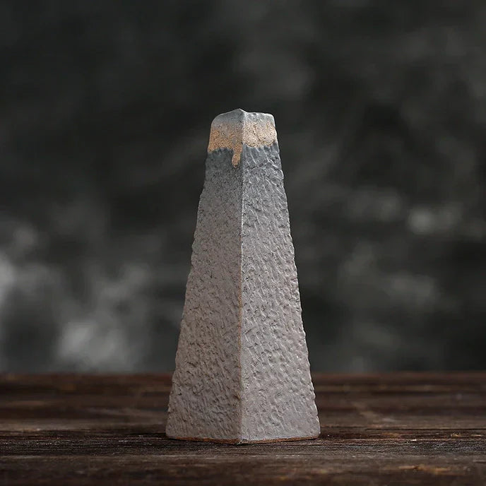 Handmade Classic Brown Table Vase Set